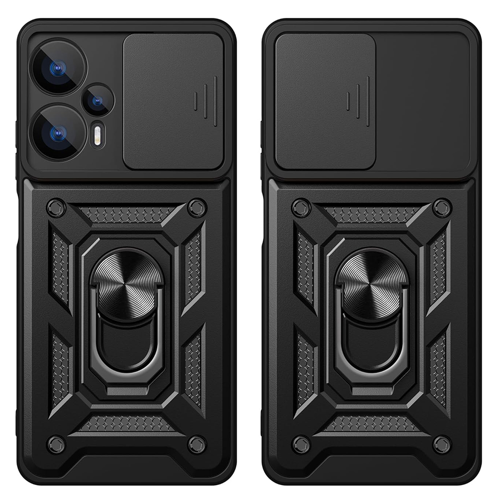 Techsuit ochronne etui CamGuard do Realme GT 6/GT 6T - Czarny