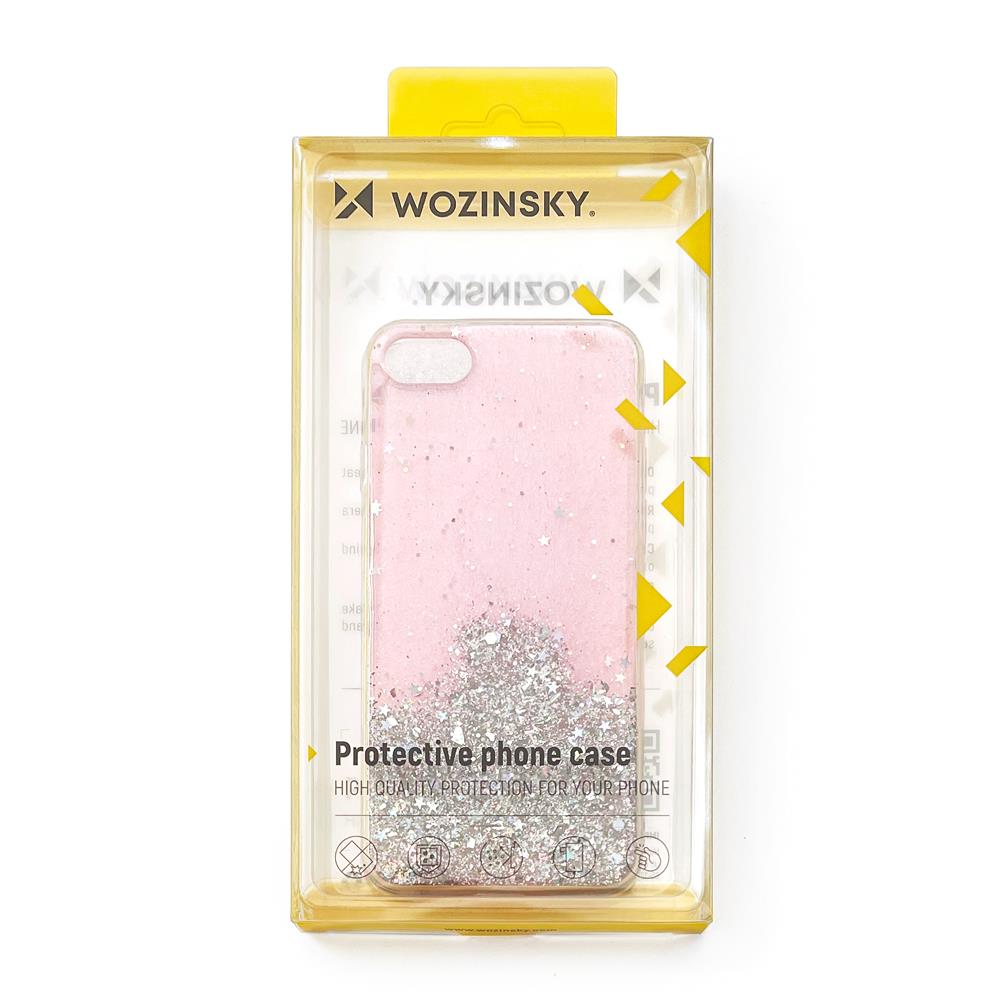 Wozinsky Star Glitter silikonowe etui do Samsung Galaxy A72 4G - Przeźroczysty
