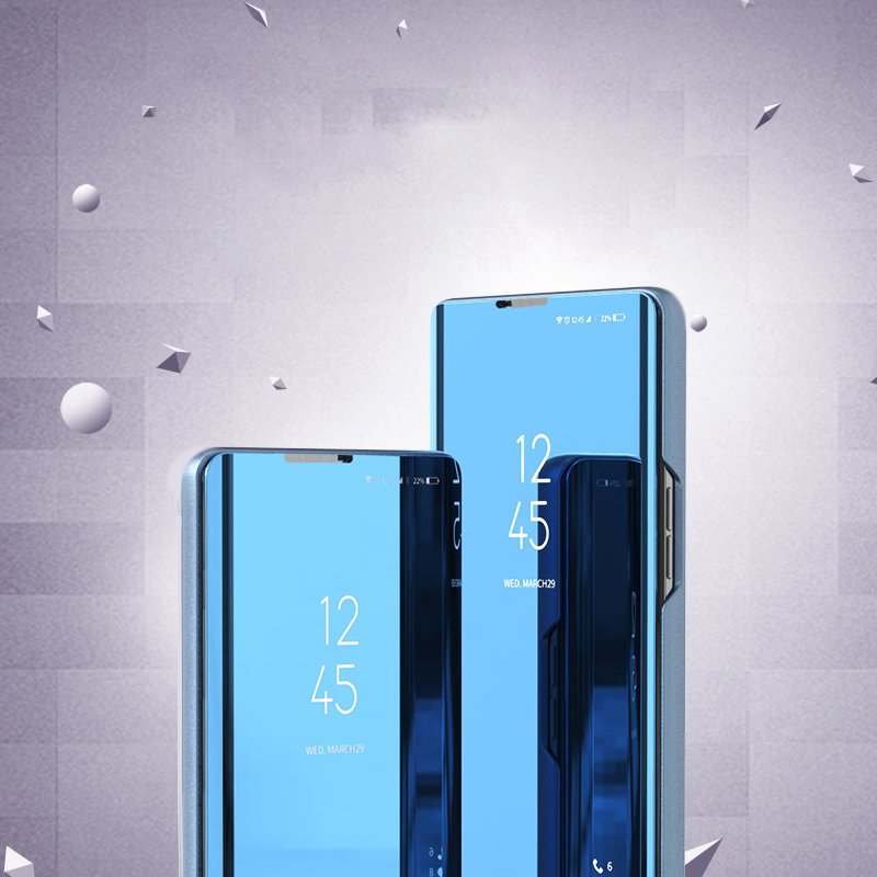 Clear View Case dla Xiaomi Redmi Note 9T 5G - Niebieski