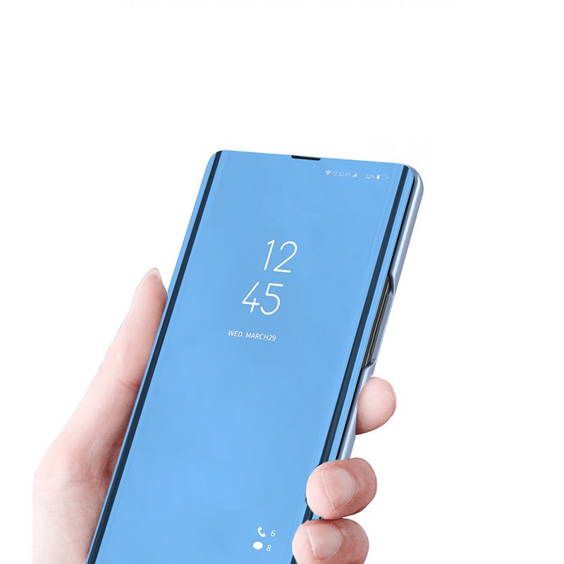 Clear View Case dla Xiaomi Redmi Note 9T 5G - Niebieski