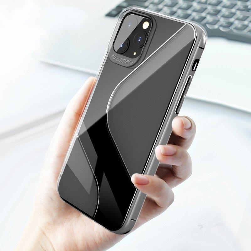 Etui S-Case TPU do Apple iPhone 12 Pro Max - Czarny