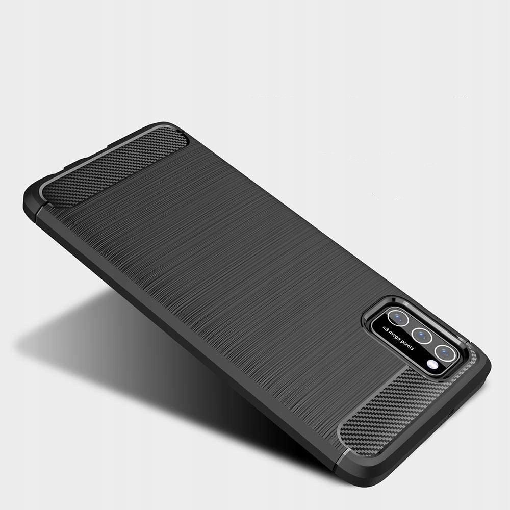Etui Carbon Shield do Xiaomi Poco M3 - Niebieski