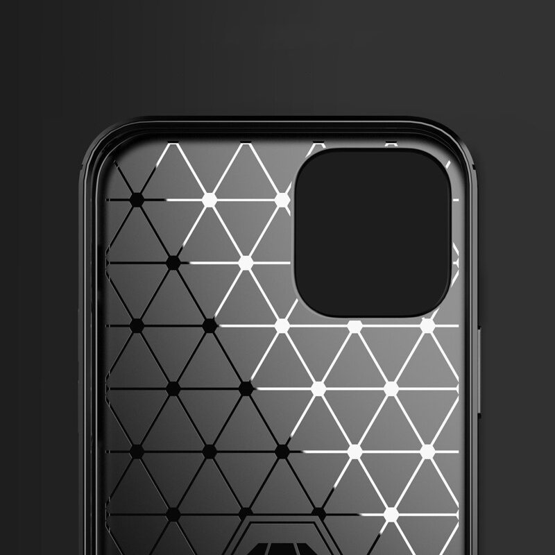 Etui Carbon Shield do Apple iPhone 12 Mini - Niebieski