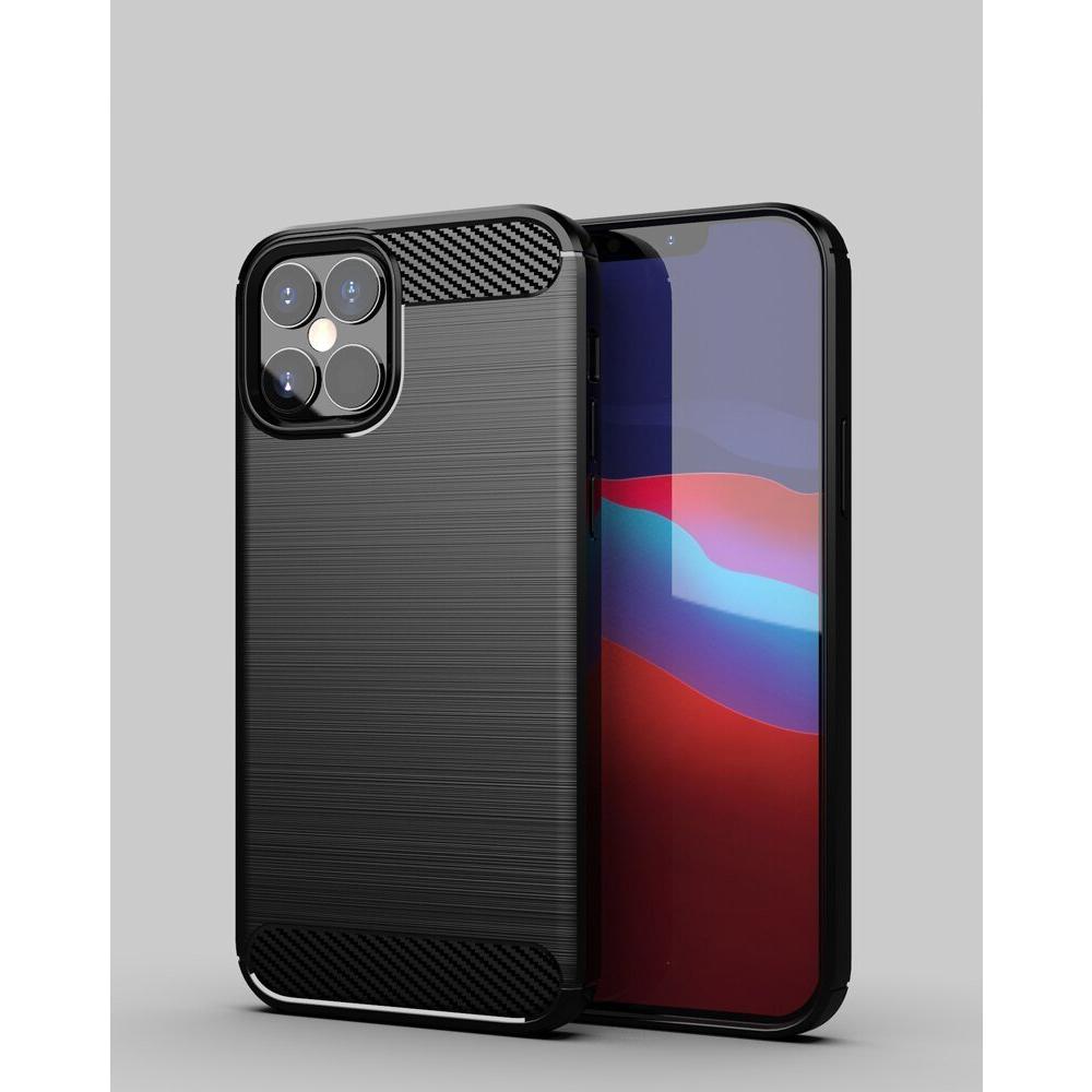 Etui Carbon Shield do Apple iPhone 12 Mini - Niebieski