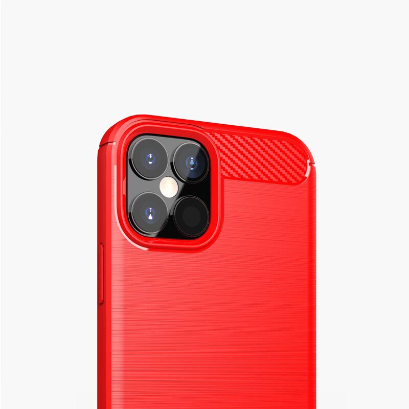 Etui Carbon Shield do Apple iPhone 12 Mini - Niebieski