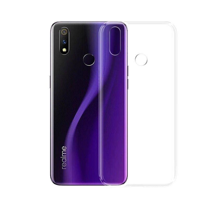 Etui Silicone case dla Realme 5 - Przeźroczysty