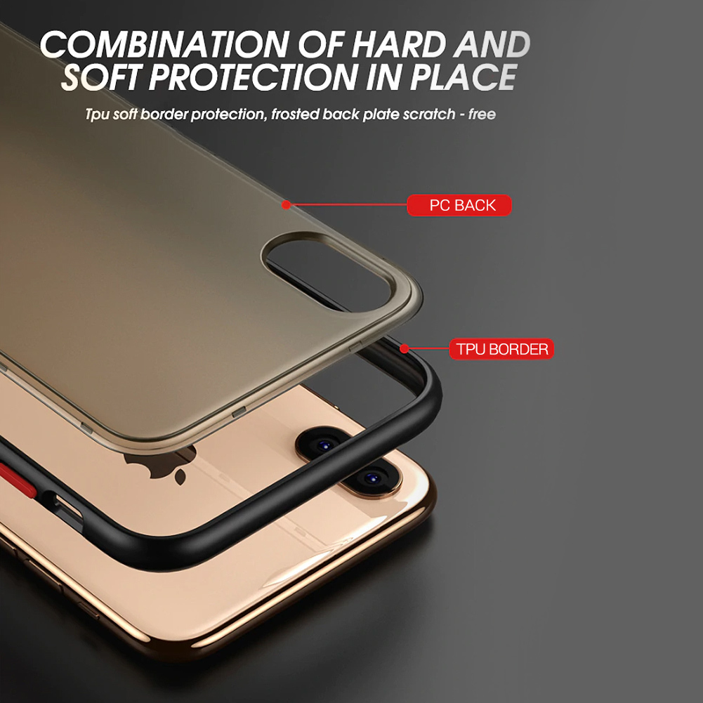 Vennus Button Matt etui dla Xiaomi Redmi 9A - Przeźroczysty