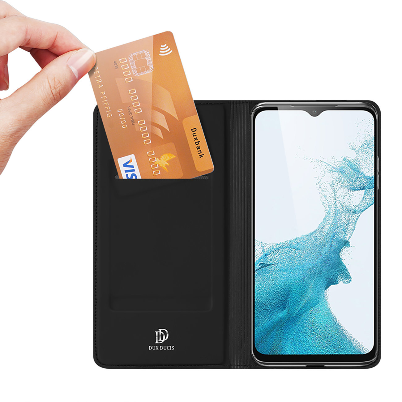 Etui książkowe DUX DUCIS Skin Pro do Samsung Galaxy A23 - Złoty