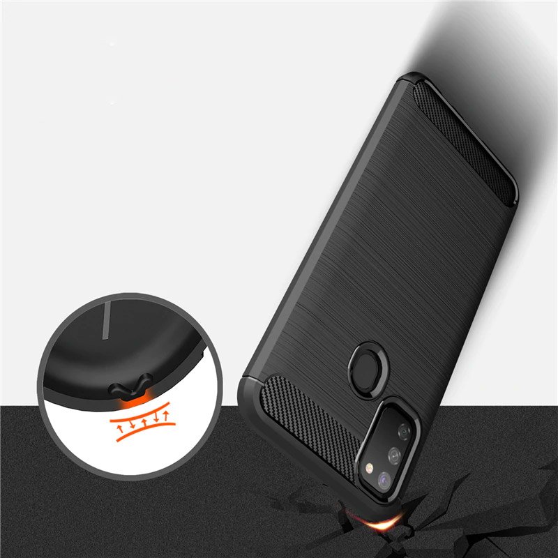 Etui Carbon Shield do Huawei Mate 40 - Czarny