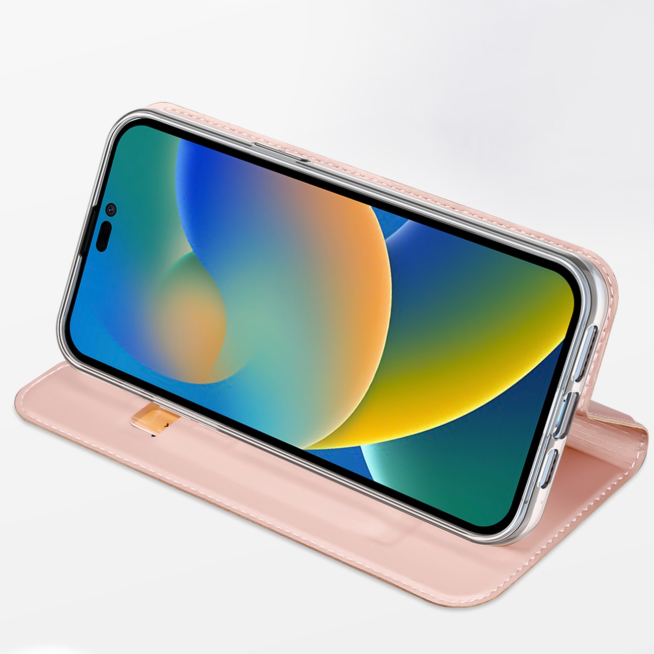 Etui książkowe DUX DUCIS Skin Pro do Apple iPhone 14 Pro Max - Różowy