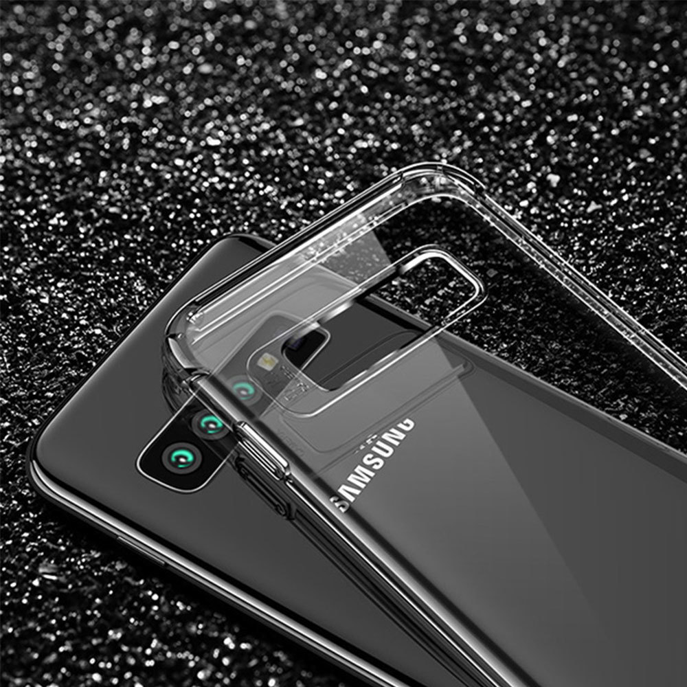 Silikonowe etui ze wzmocnionymi krawędziami dla Apple iPhone 14 - Przeźroczysty