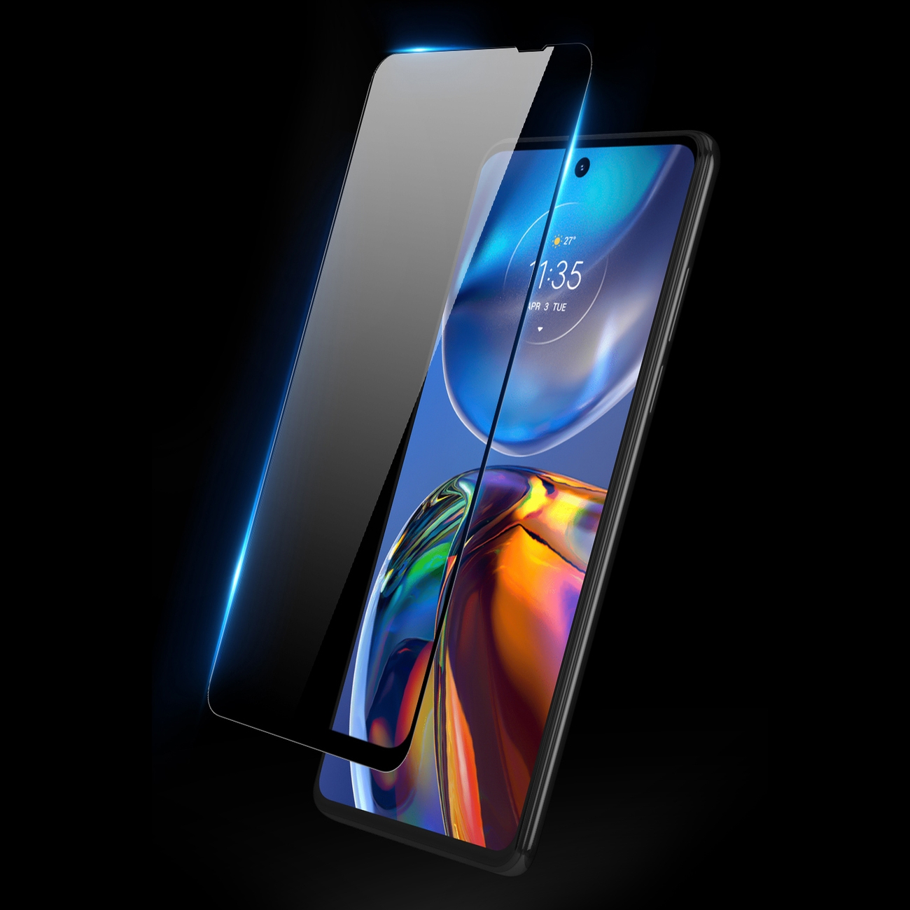 Dux Ducis 10D Szkło hartowane dla Motorola Moto E32/Moto E32s - Czarny