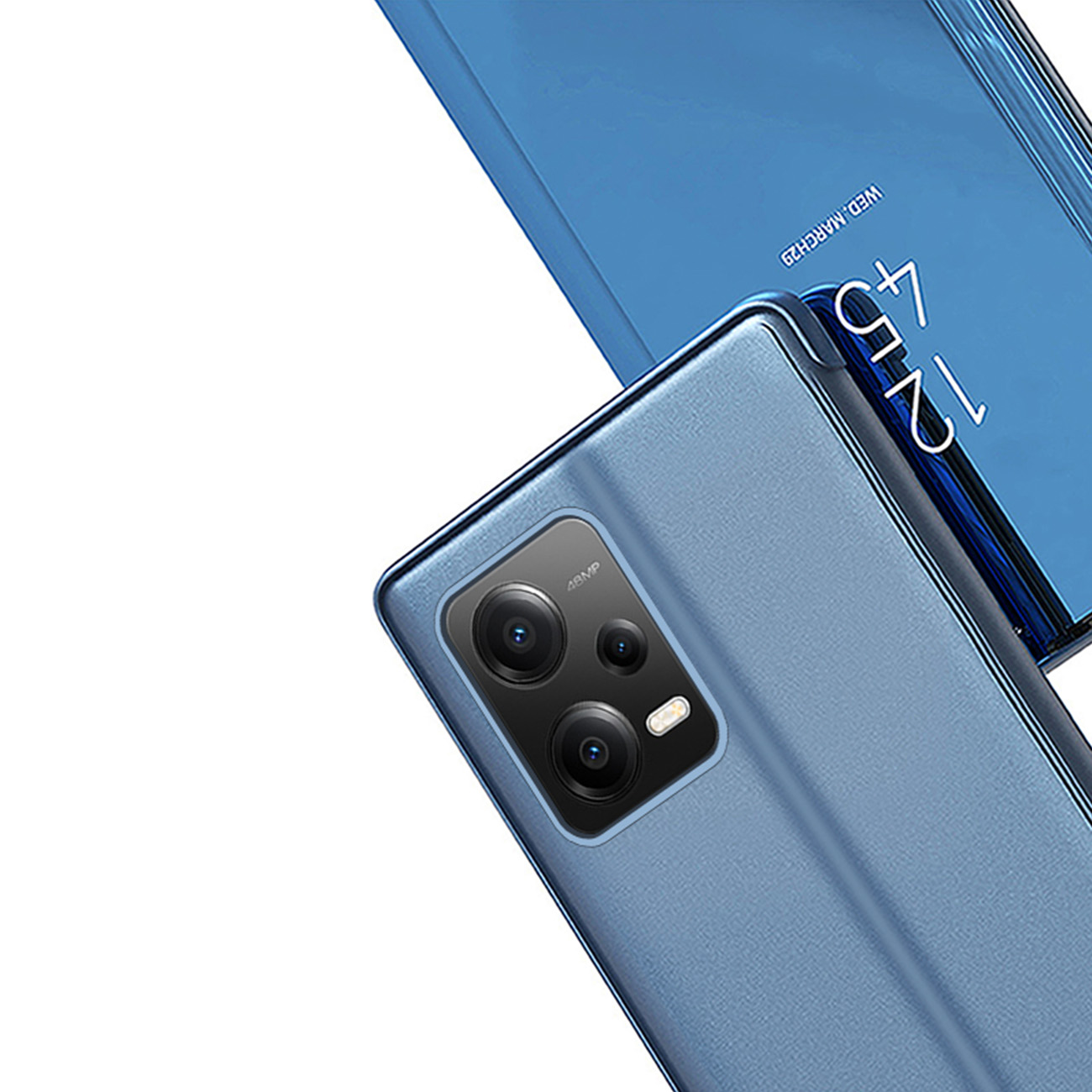Clear View Case dla Xiaomi Redmi Note 12 Pro+ - Czarny