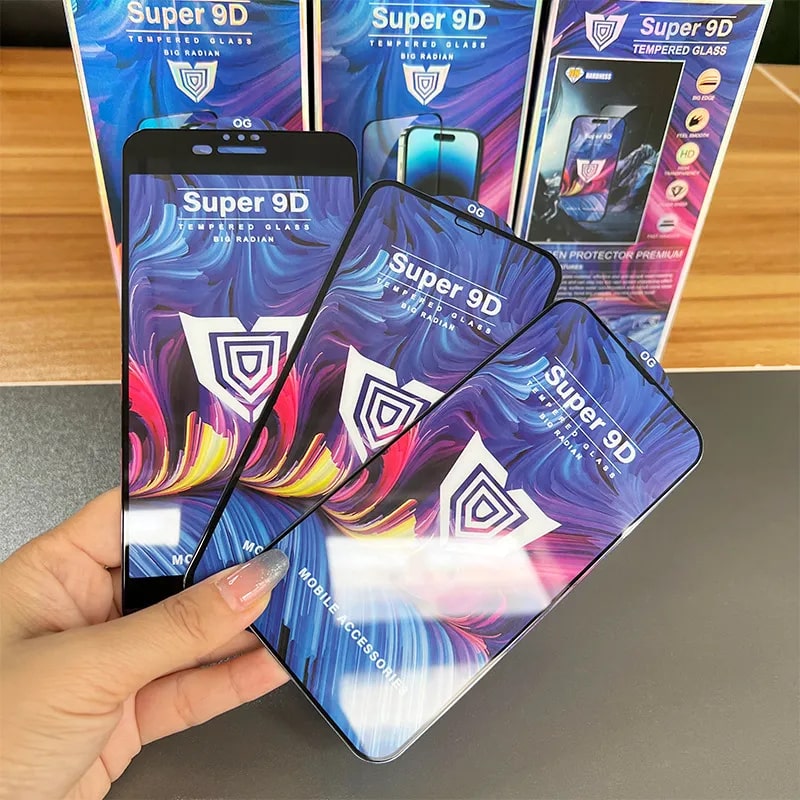 Szkło ochronne 9D Super do Xiaomi Redmi Note 11 4G/Redmi Note 11S - Czarny