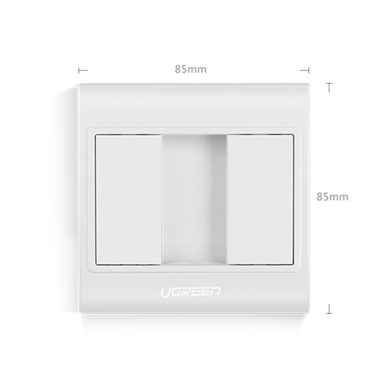 Gniazdo HDMI Ugreen do ramki typu 86 - Białe