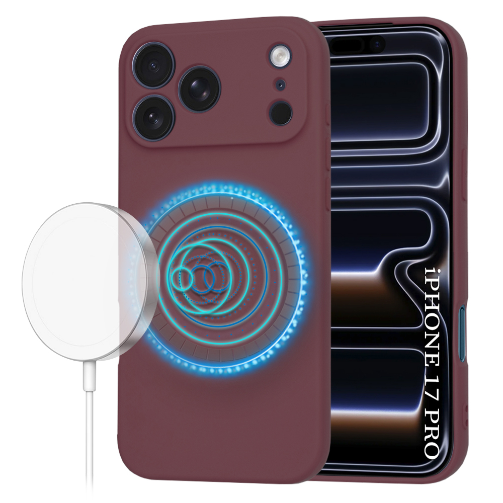 Techsuit - SoftFlex MagSafe etui do Apple iPhone 17 Pro - Czarny