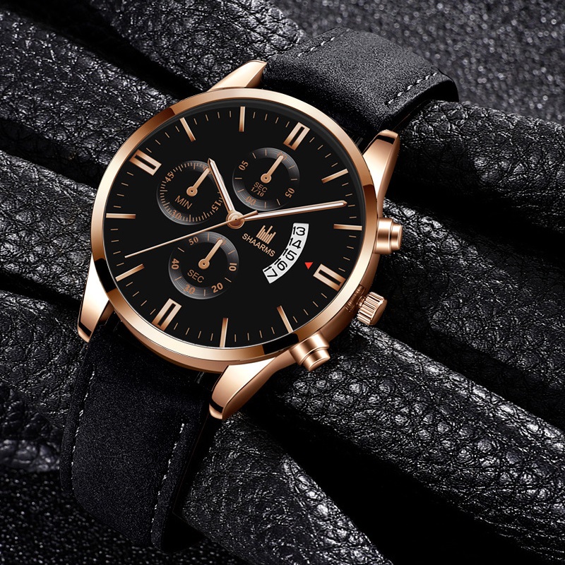 Zegarek RA-11595 - Czarny/Różowozłoty