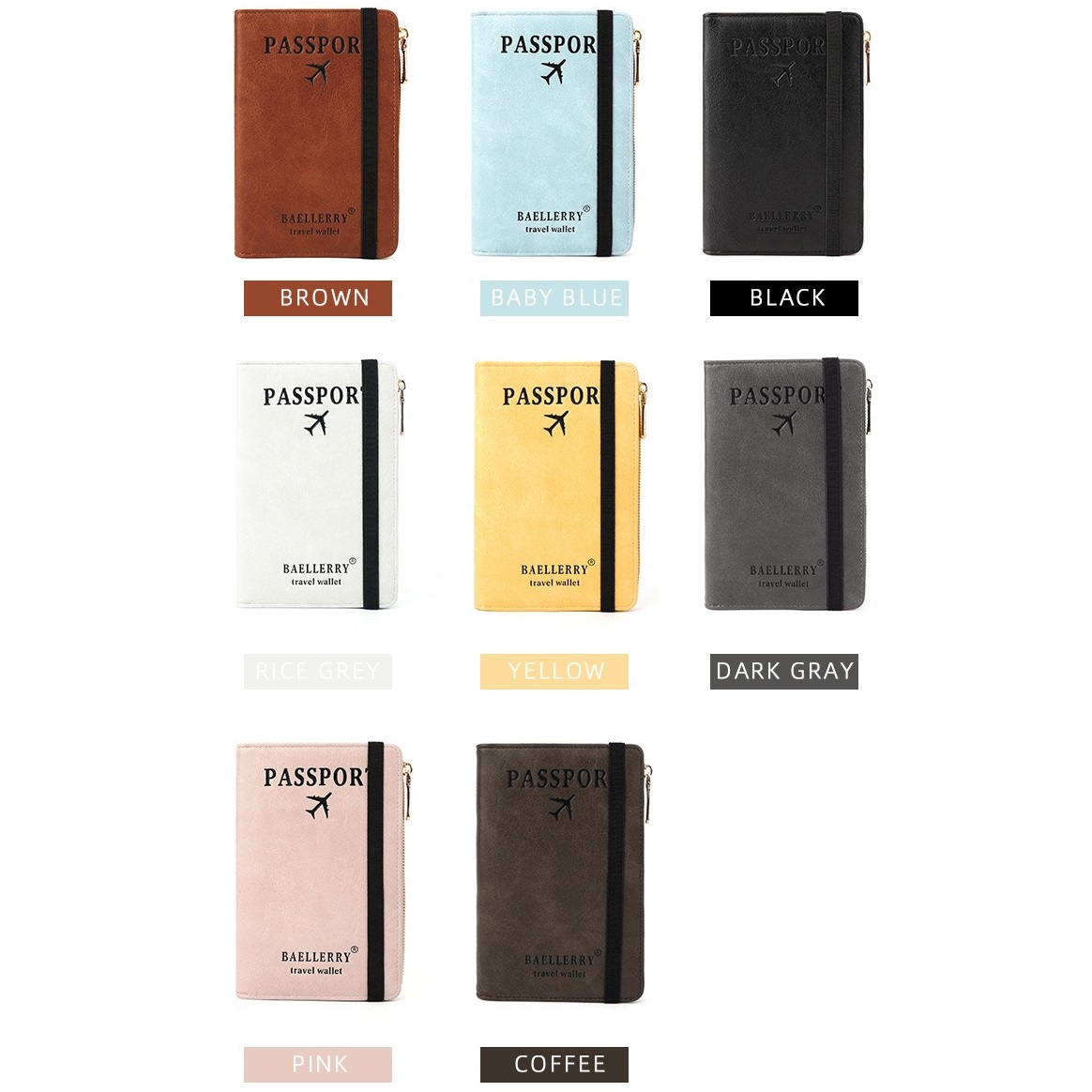 Travel WALLET Baellerry - Czarny