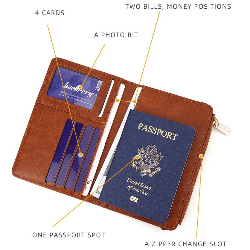 Travel WALLET Baellerry - Czarny