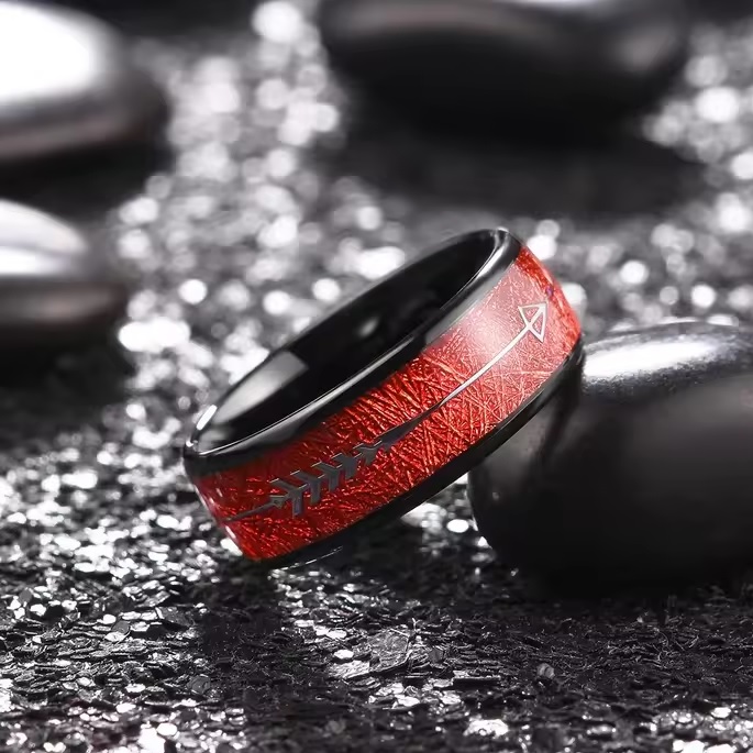 Pierścionek AR-7765 - Brązowy/69mm