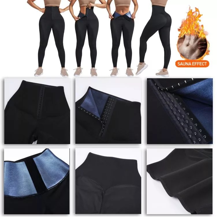 Formujące Legginsy - Czarny/L