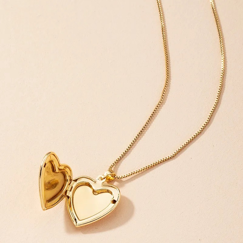 Naszyjnik KI-34238 Heart - Srebrny