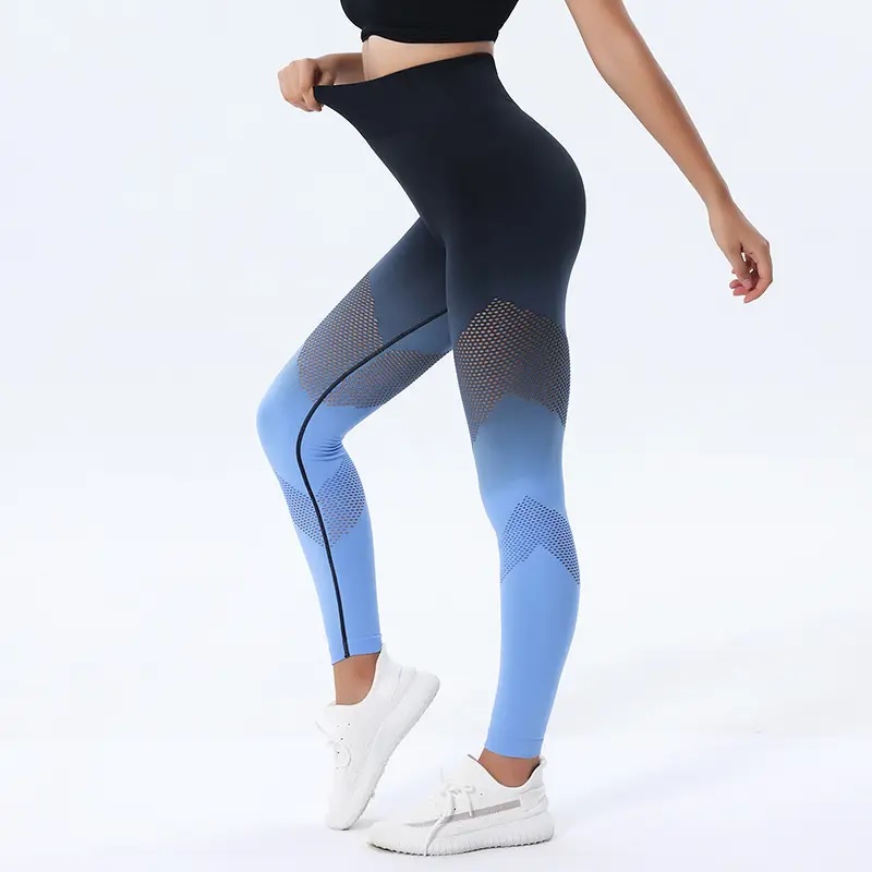Legginsy Push Up DY - 40299 - Fioletowy / M