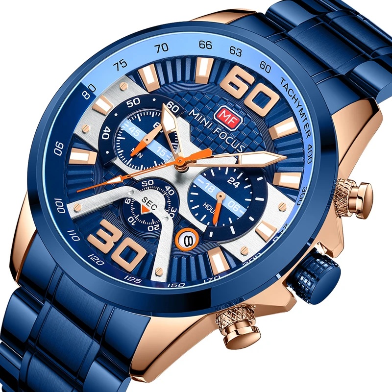 Zegarek Mini Focus NO-23883 - Niebieski