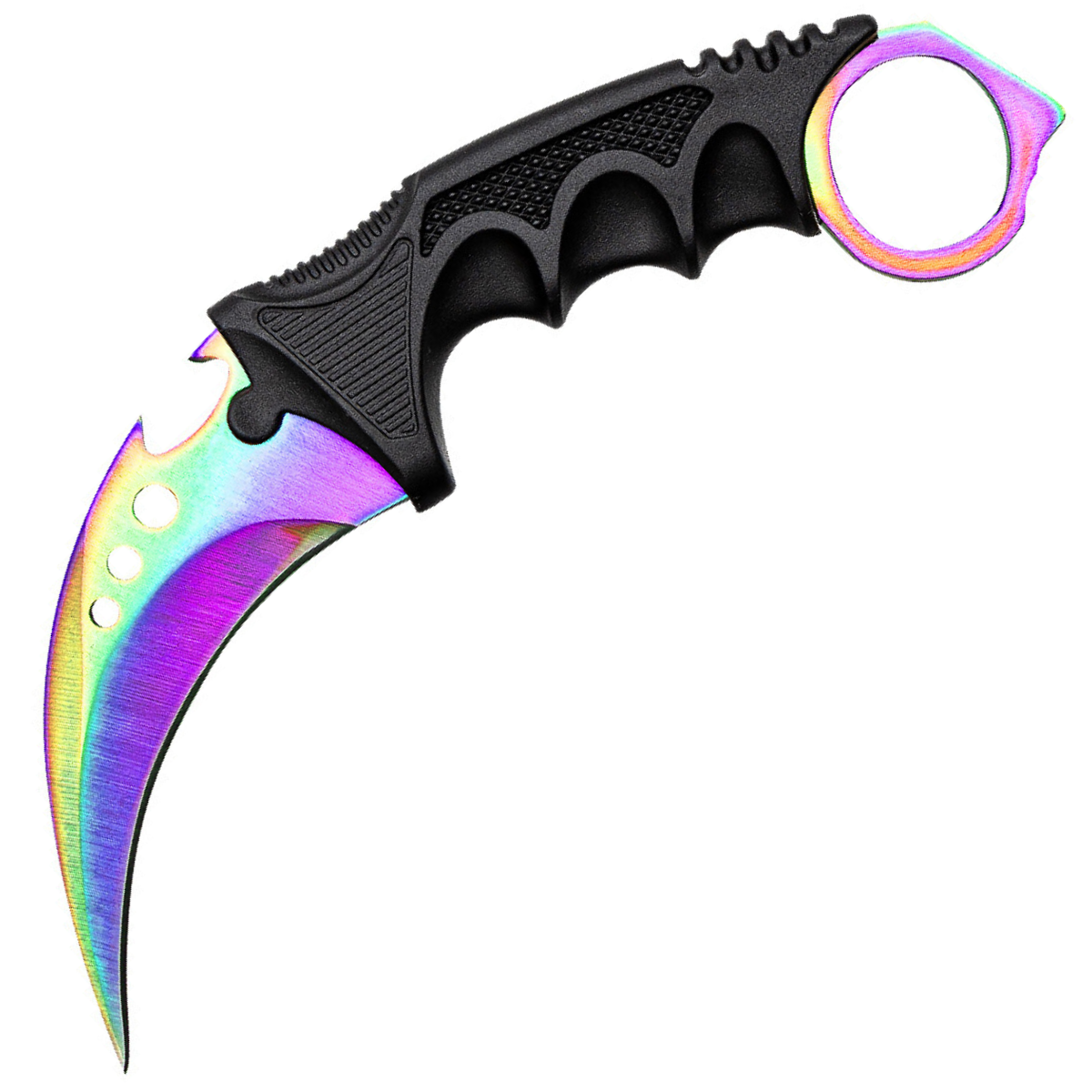 Nóż outdoorowy Karambit YN-42138 - Czarny