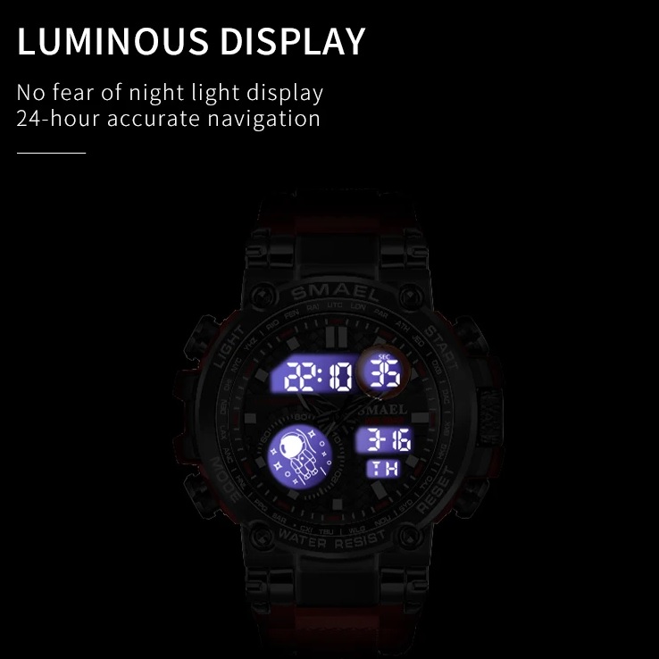 Zegarek SMAEL LO-29438 - Zielony