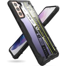 Etui Ringke Fusion X Design Ticket Band dla Samsung Galaxy S21+/Galaxy S21 Plus 5G - Czarny