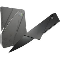 Karta survivalowa z nożem CR-39382 - Czarna