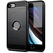 Etui Carbon Shield do Apple iPhone 7/iPhone 8/iPhone SE 2020/iPhone SE 2022 - Czarny