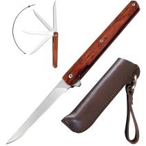 Składany nóż outdoorowy MA-39183 - Brązowy / Typ1
