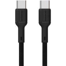 Kabel ładujący Dudao L9C USB-C / USB-C PD 65W - Czarny / 2m