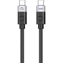 Kabel ładujący Orico CC240 USB-C / USB-C PD 240W USB4 40Gb/s 8K - Czarny / 1.5m