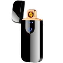 Elektryczna zapalniczka z ładowaniem USB SL - 39847 - Czarna