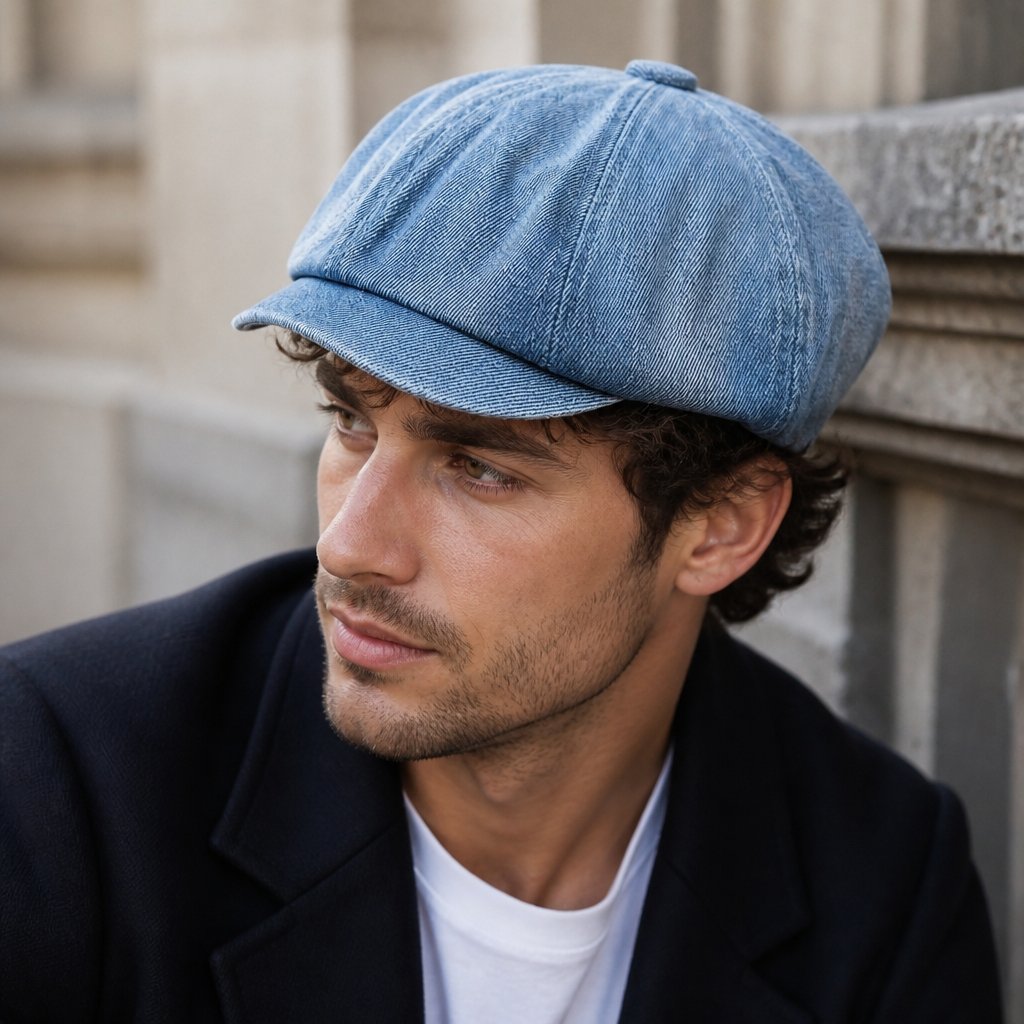 Beret DE-37113 - Niebieska